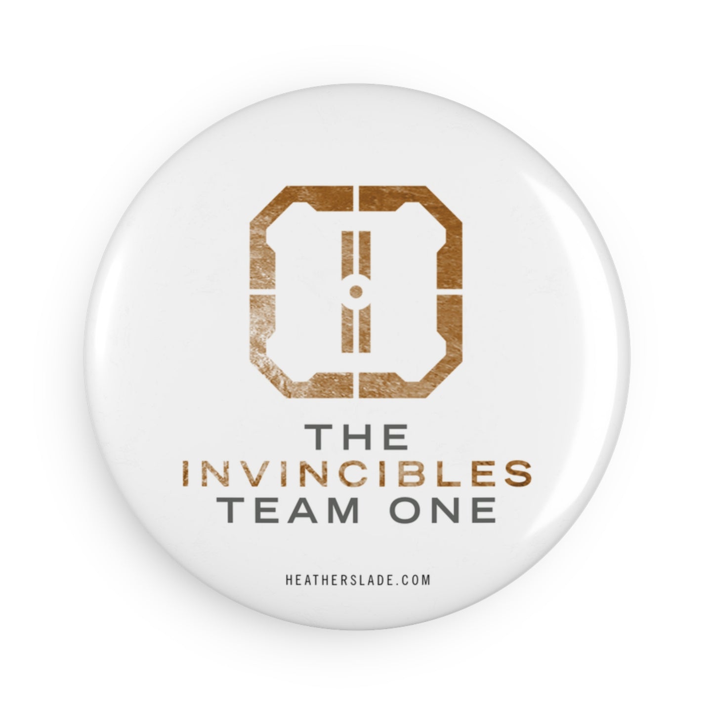 The Invincibles Team One Button Magnet, Round (1 & 10 pcs)
