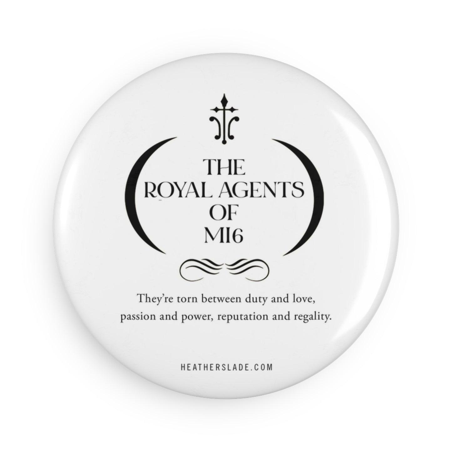 Royal Agents of MI6 Button Magnet, Round (1 & 10 pcs)