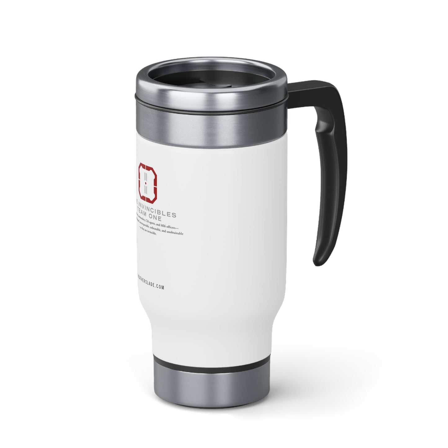 The Invincibles Team One Stainless Steel Travel Mug with Handle, 14oz