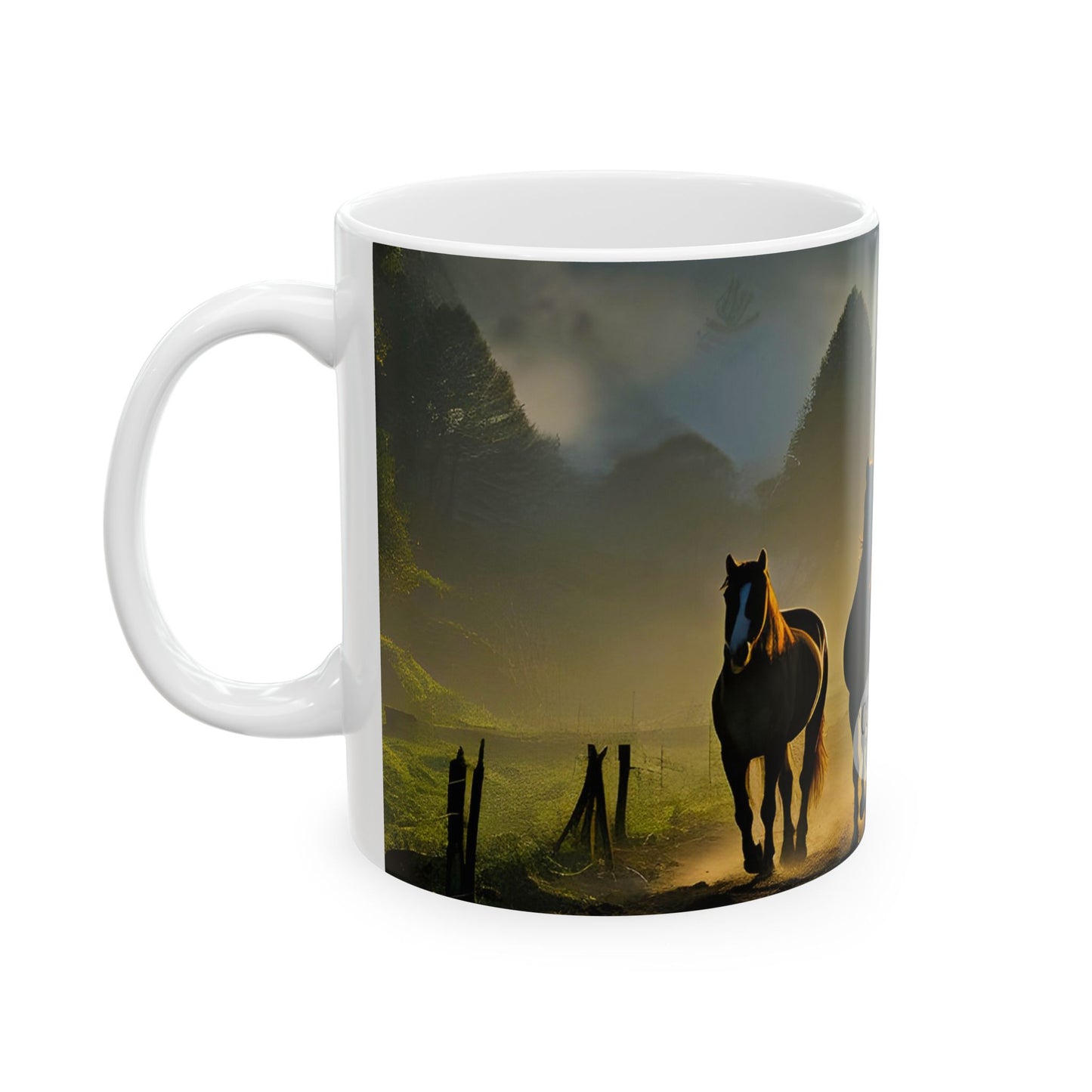 Cowboys of Crested Butte Artist Series Ceramic Mug (11oz, 15oz)