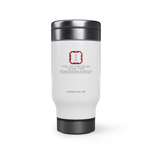 The Invincibles Team Two Stainless Steel Travel Mug with Handle, 14oz