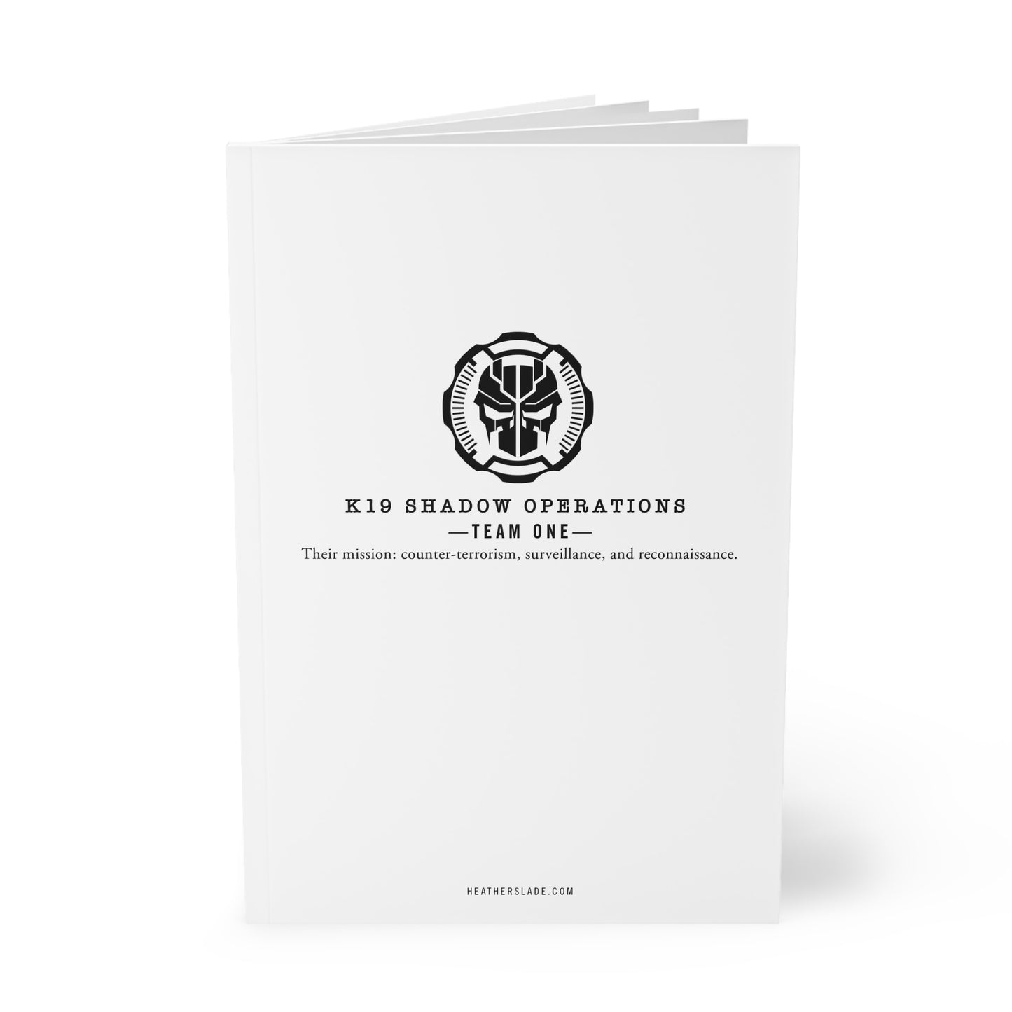 K19 Shadow Operations Team One Softcover Notebook