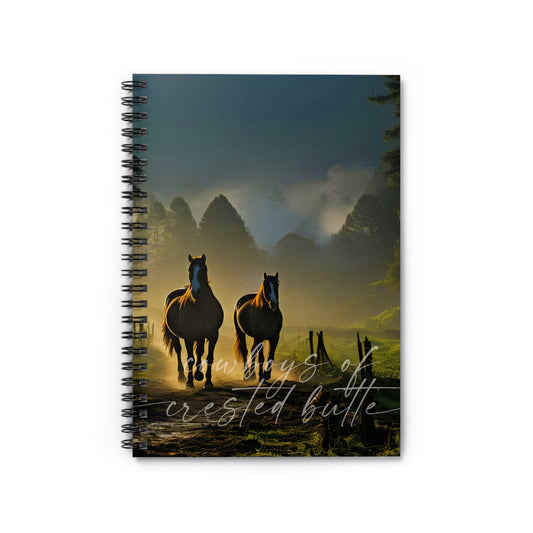 Artist Series Cowboys of Crested Butte Rule-Lined Notebook