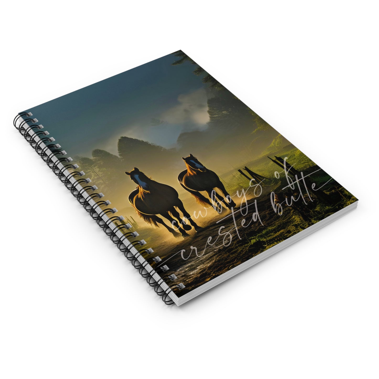 Artist Series Cowboys of Crested Butte Rule-Lined Notebook