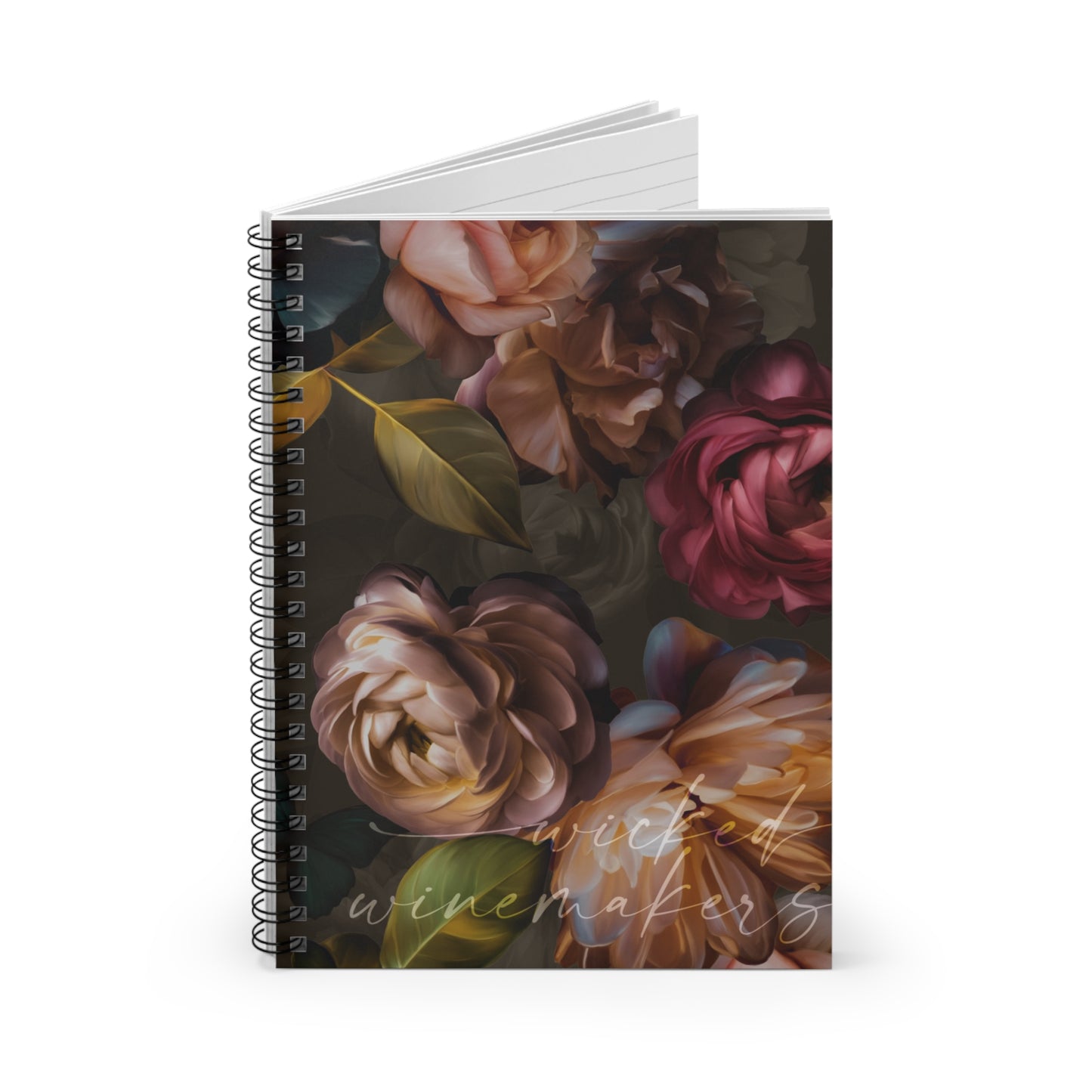 Artist Series Wicked Winemakers Rule-Lined Notebook