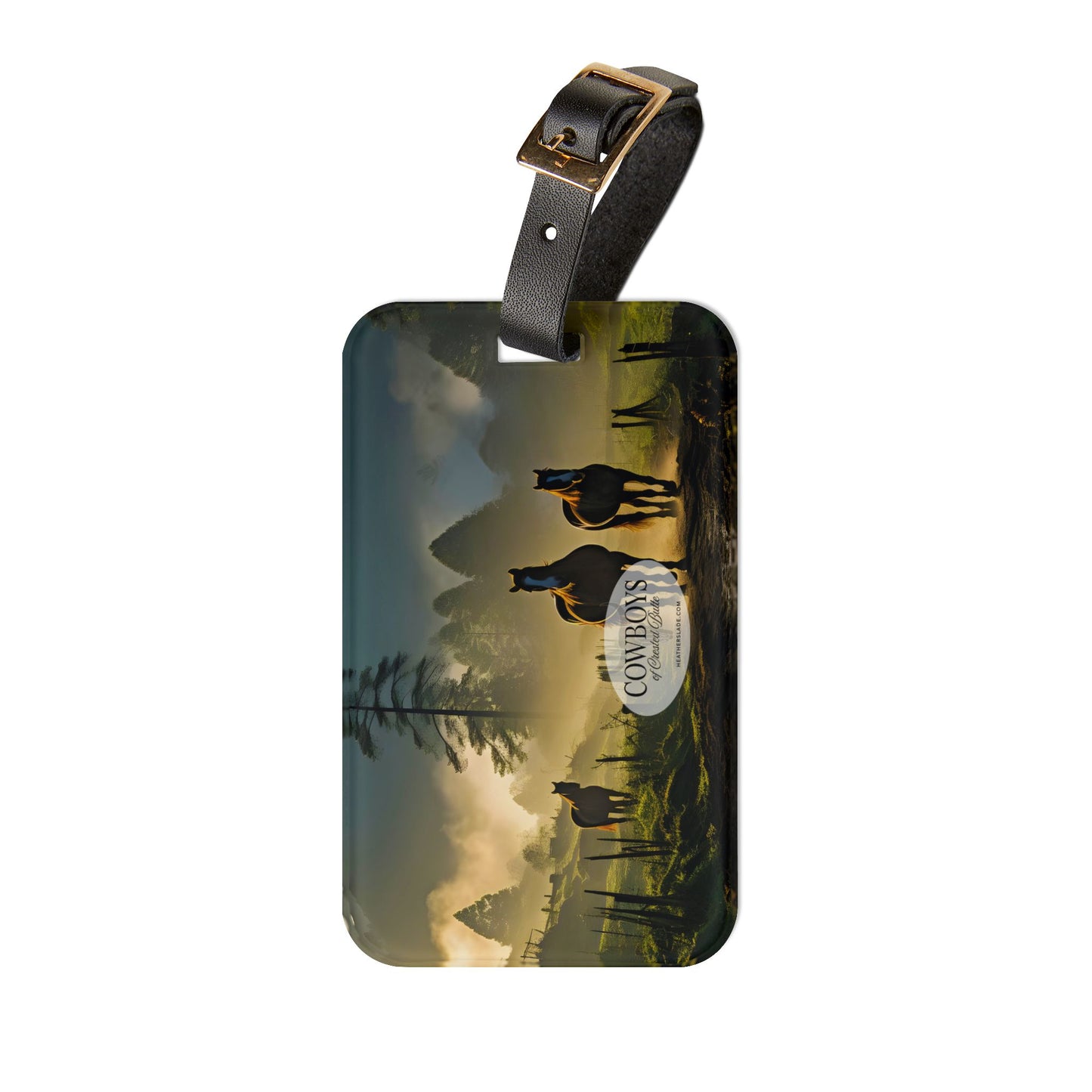 Cowboys of Crested Butte Luggage Tag