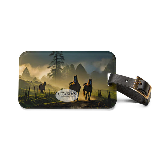 Cowboys of Crested Butte Luggage Tag