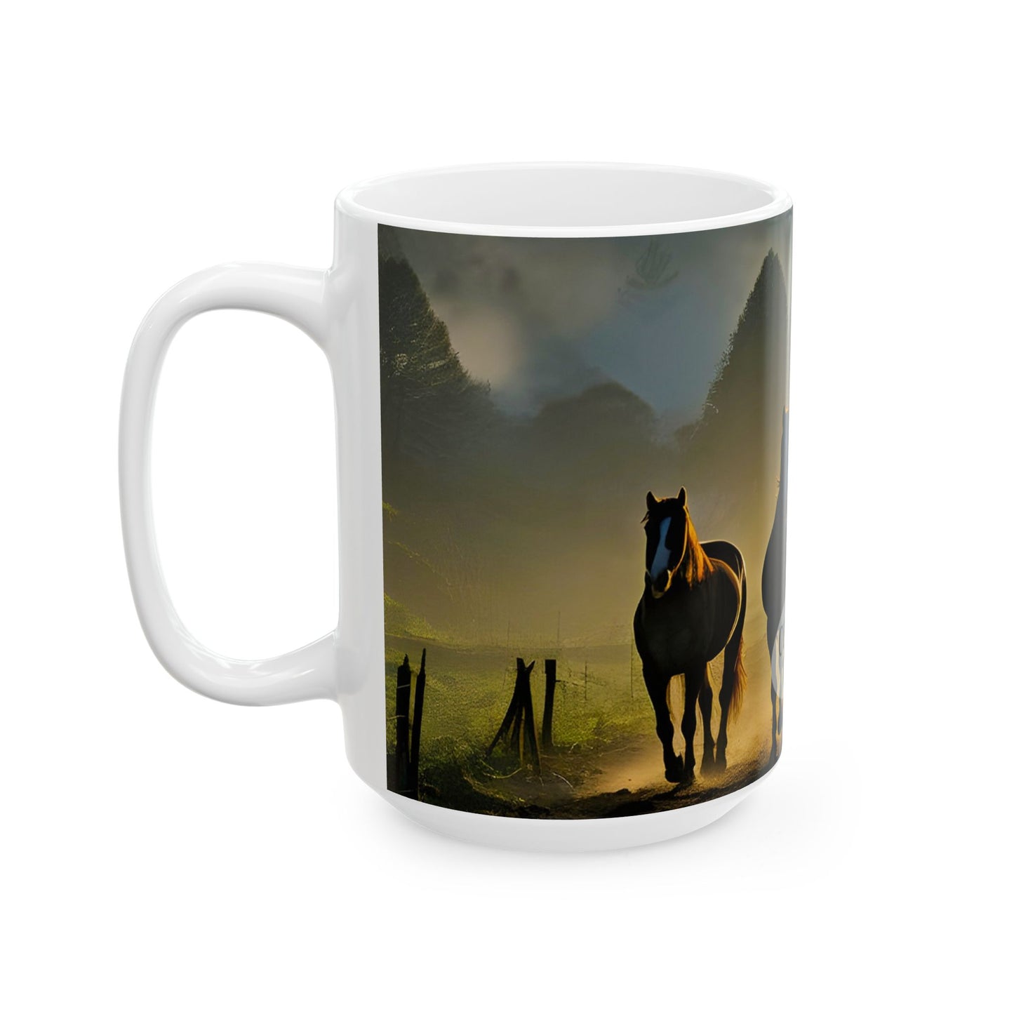 Cowboys of Crested Butte Artist Series Ceramic Mug (11oz, 15oz)