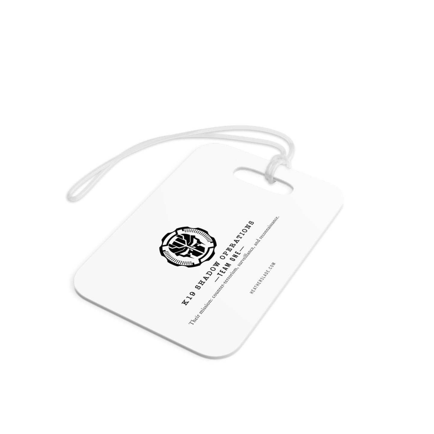 K19 Shadow Operations Team One Luggage Tags