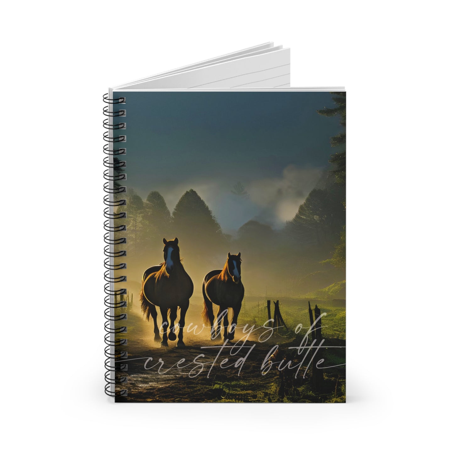 Artist Series Cowboys of Crested Butte Rule-Lined Notebook