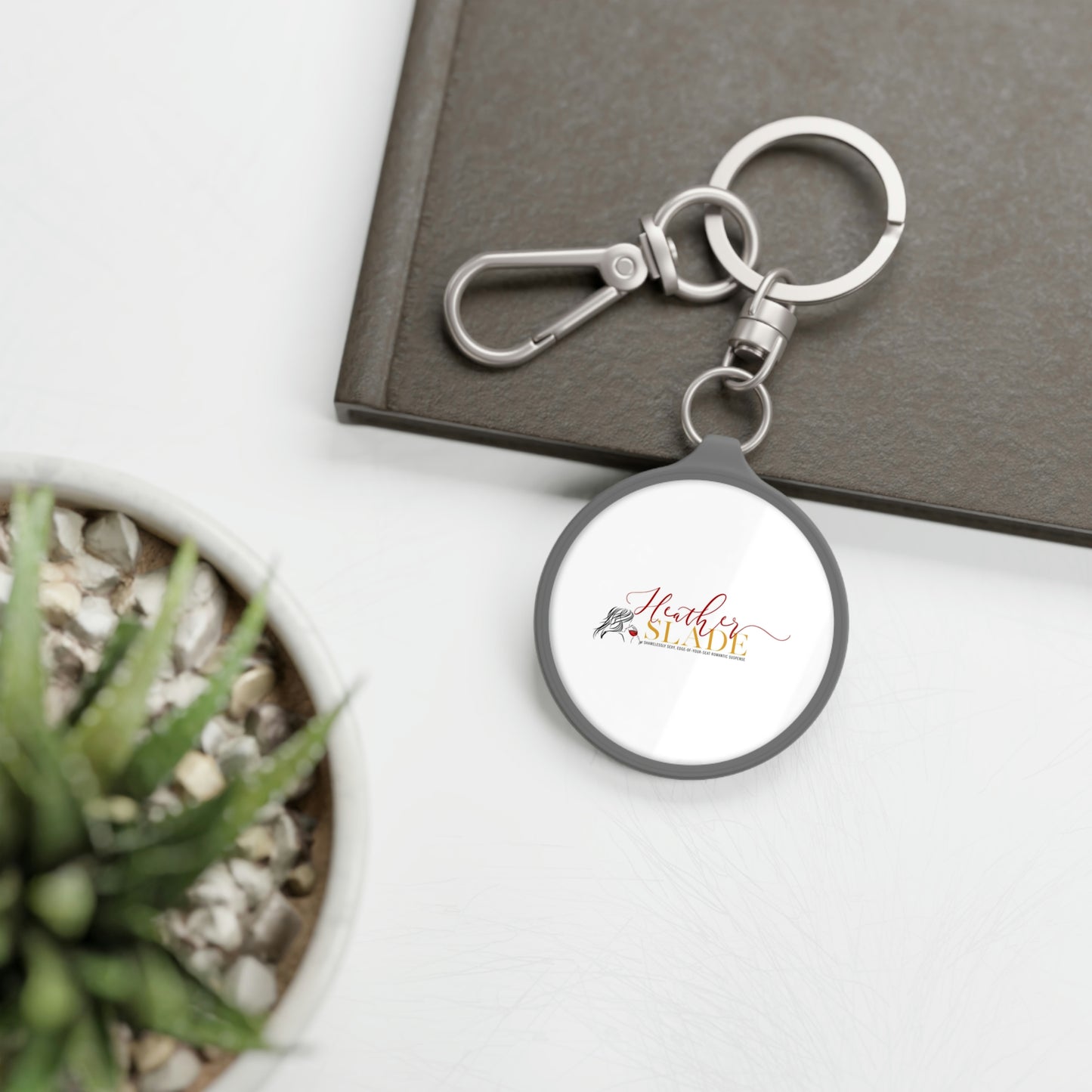 Heather Slade Logo Keyring Tag